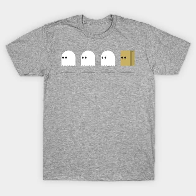 Ghosts Ugly Duckling T-Shirt by vo_maria